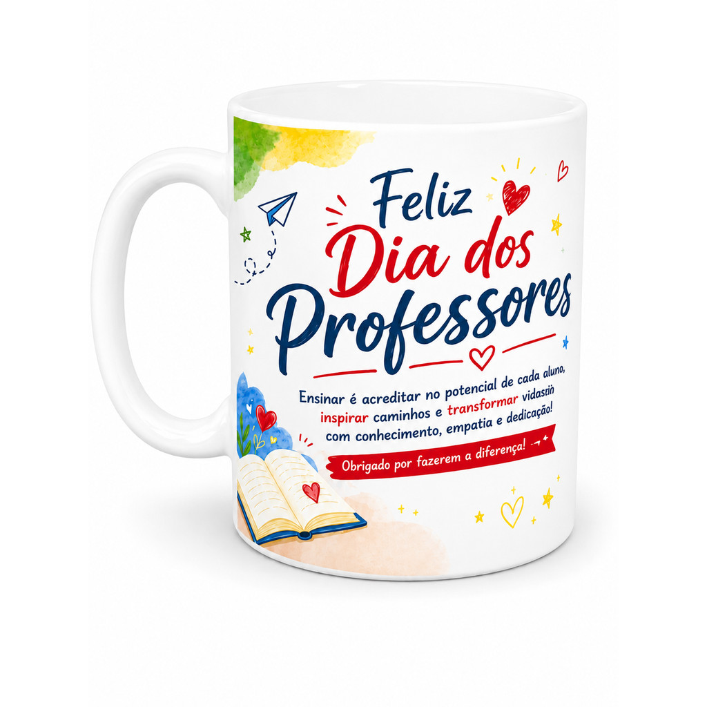 CANECA CERÂMICA DIA DOS PROFESSORES