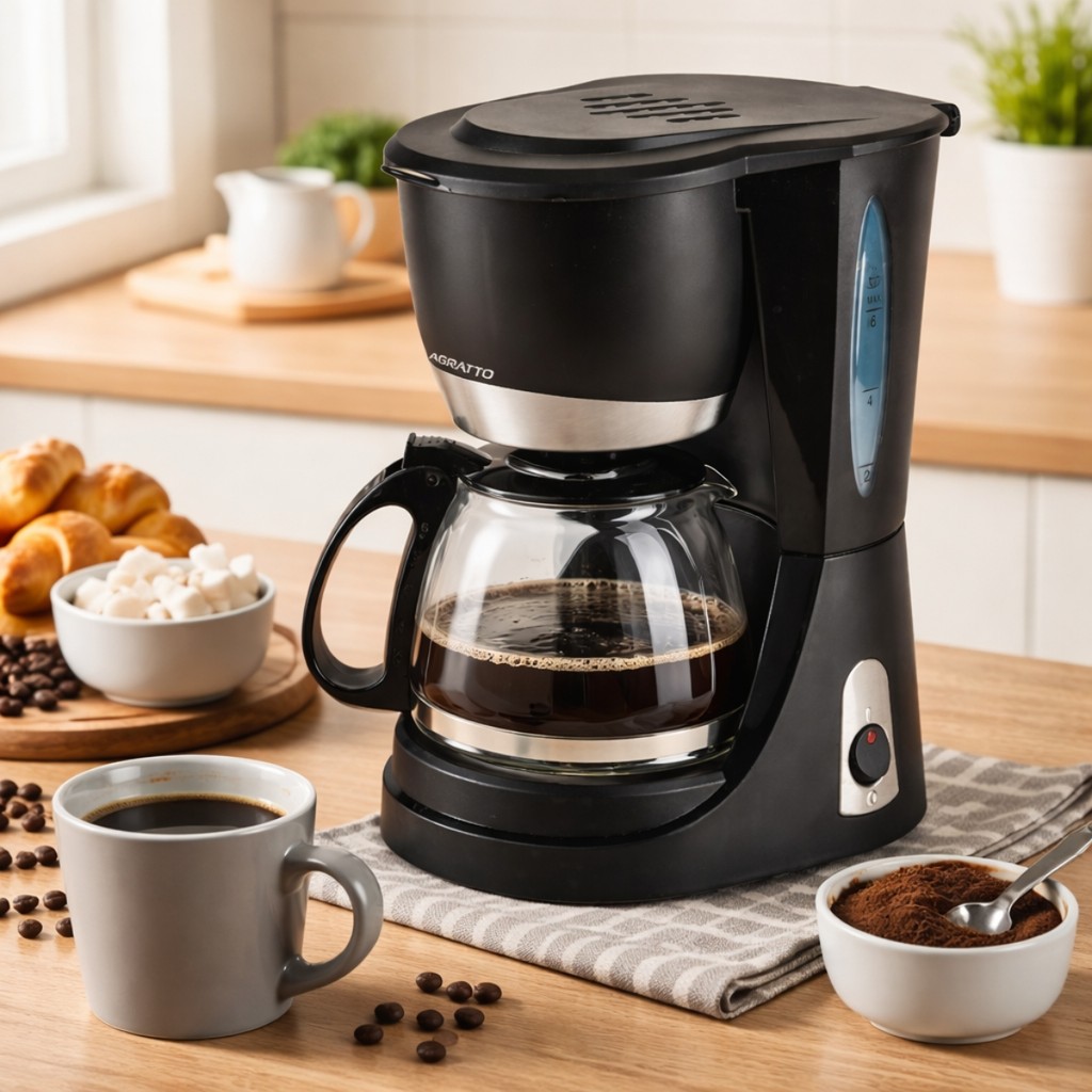 Cafeteira Eletrica Vetro Cafe Agratto 15 Xicaras 127v ou 220v 550w Automatica Escritorio Portatil
