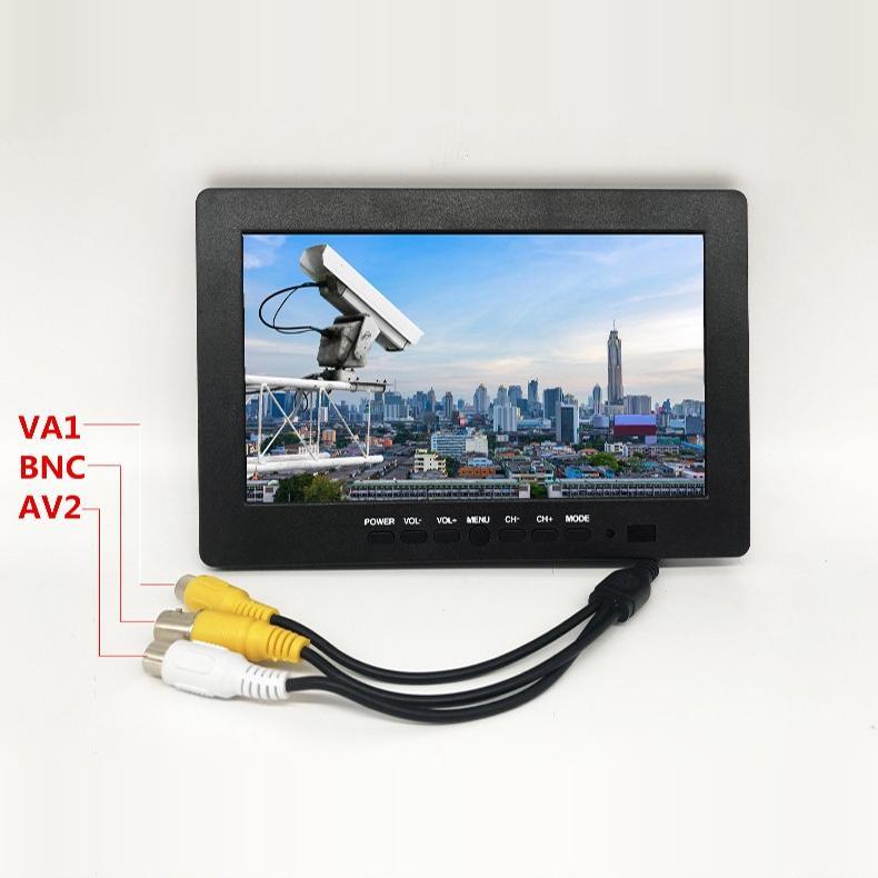 Monitor VGA de monitoramento de 23 cm Monitor BNC de 23 cm HD LED Tela pequena AV Interface VGA HD