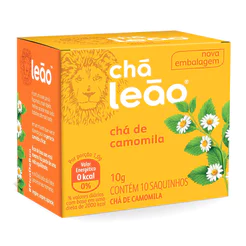 Chá Camomila com 10 unidades Leão
