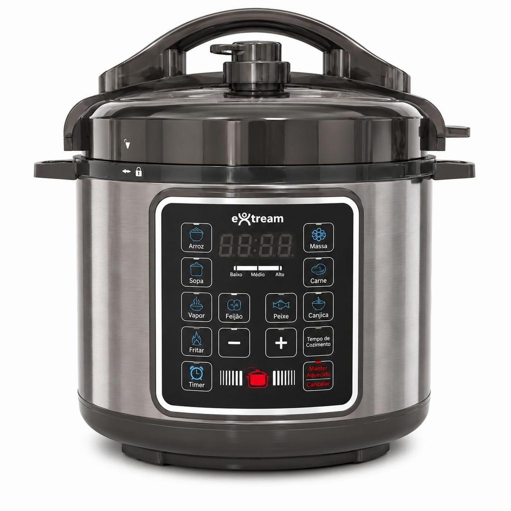 Panela de Pressão Elétrica 6L SmartCook Pro Extream