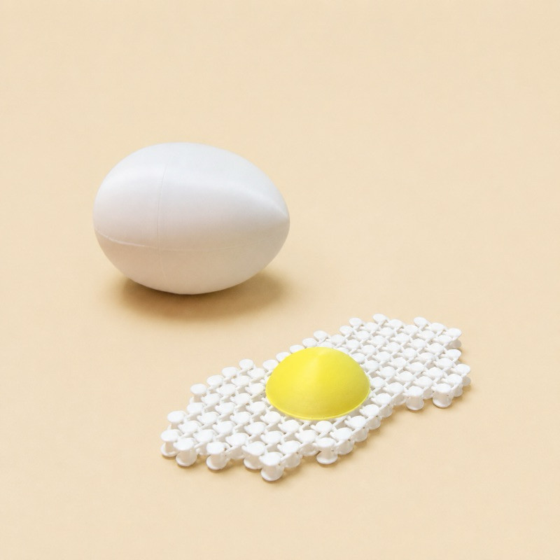 Ovo Articulado Sensorial Brinquedo Fidget Antiestresse Montessori Ovo Frito Flexível Presente Infantil Educativo