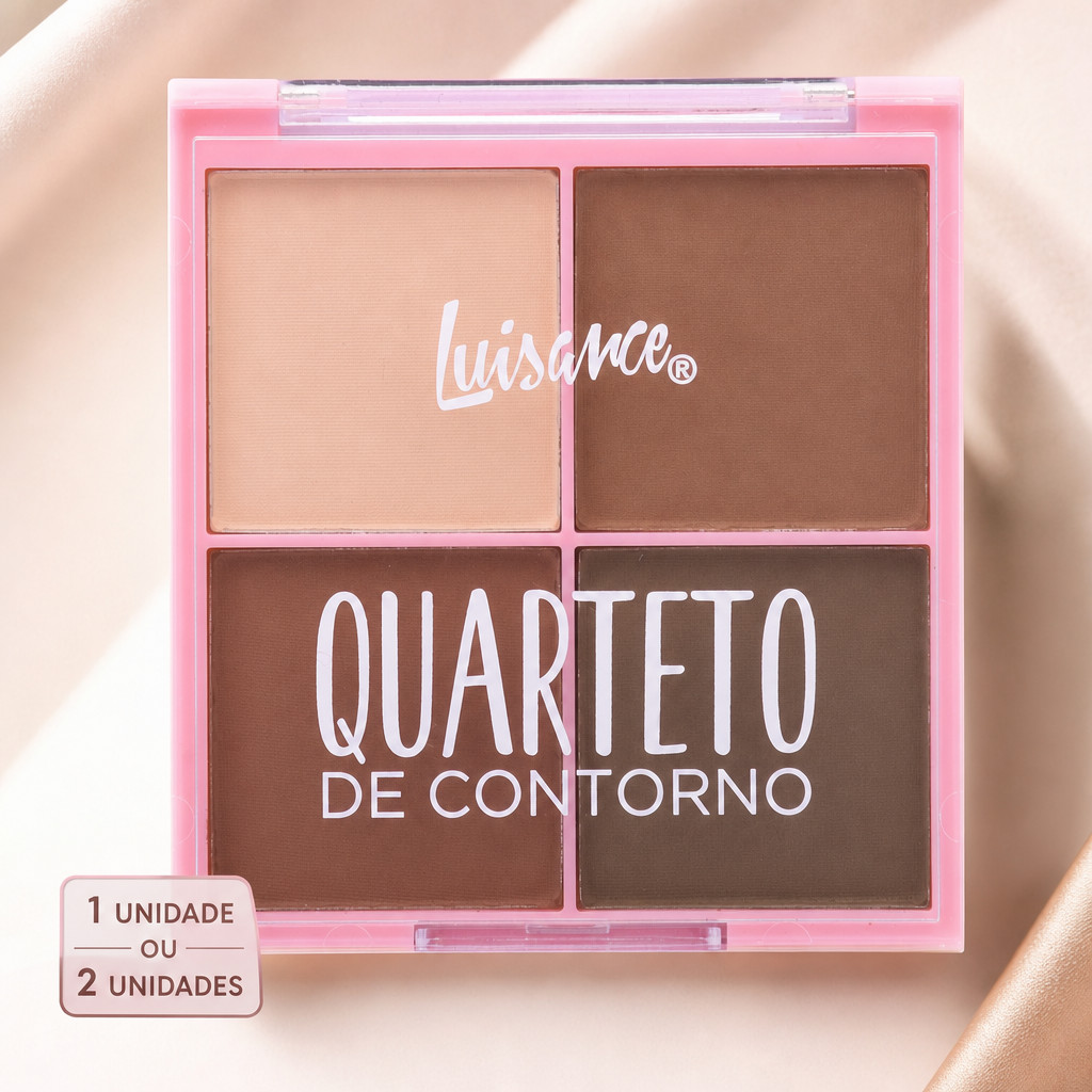 Quarteto de Contorno Luisance Matte para Rosto L3232, 1 ou 2 Unidades
