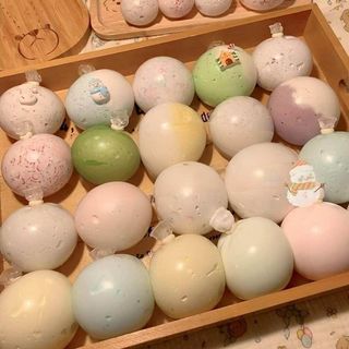 Pele de neve de plástico cremoso criativo de alto valor feito à mão bola de ruído descompressão recuperação lenta brinqu