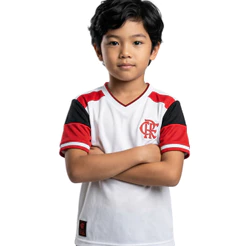 Camisa Flamengo Juvenil CRF Branca Next Eleven CRF31.1