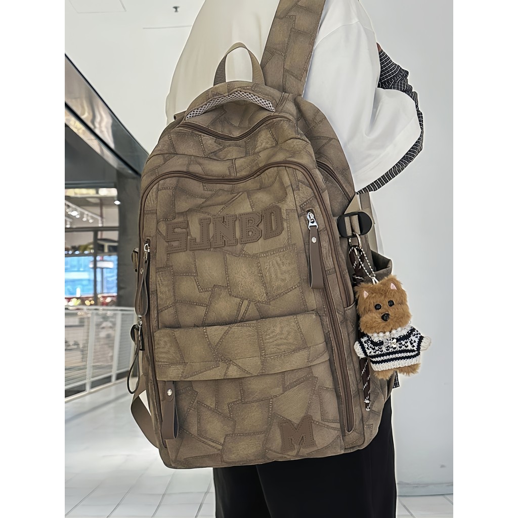 Mochila masculina mochila estudantes do ensino médio estilo coreano legal grande capacidade adolescente mochila estudant