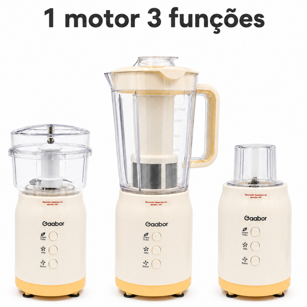 Liquidificador Gaabor Smoove Pro 127V 400W JM-12E01A