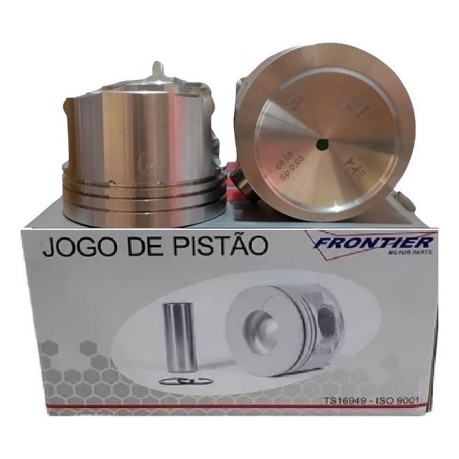 Jogo De Pistão Std Vw Gol 1.0 Mi 8v Gasolina Motor At