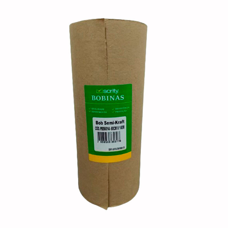 Bobina papel semi kraft 60cm Scrity