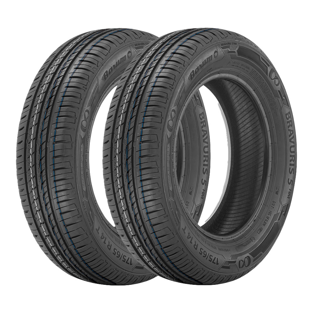 Jogo 2 Pneus Barum by Continental Aro 15 Bravuris 5HM 195/60R15 88H