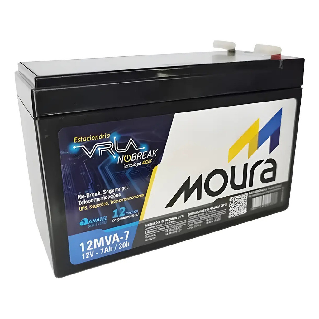 Bat Estacionária Nobreak 12mva-7 12v 7ah