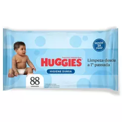Toalha Umedecida Huggies Higiene Diária 88 Unidades