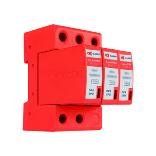 DPS CLAMPER Front V Tripolar 175V 12,5/60KA Classe I+II - Protetor contra surtos para quadros elétricos