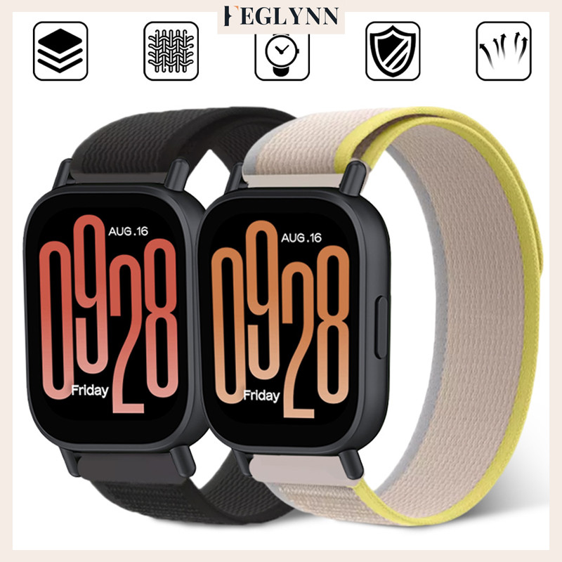 Pulseira Nailon Strap 20mm 22mm Para Redmi Watch 5 Active / 5 Lite/ Garmin/Huawei Watch GT 7 6 5 4/Amazfit Bip 6/Xiaomi