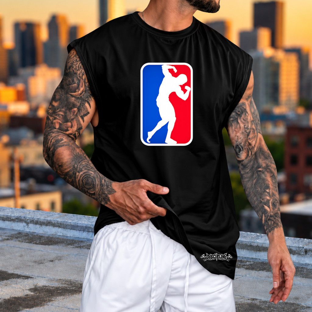 Regata Machão Oversized 100% Algodão Camiseta Cavada Musculação Streetwear Treino Praia Academia