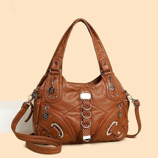 High-quality, stylish women's bag, American-style ladies' bag, trendy large-capacity shoulder bag, handbag, crossbody ba