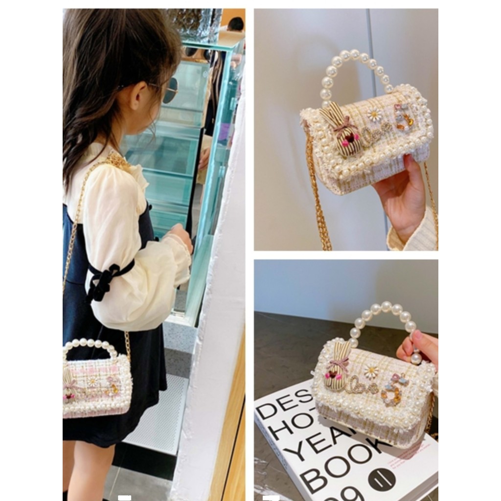 Crianças sacos femininos bonito Cross-corpo moda outono inverno moda na moda estilo ocidental princesa meninas sacos 202