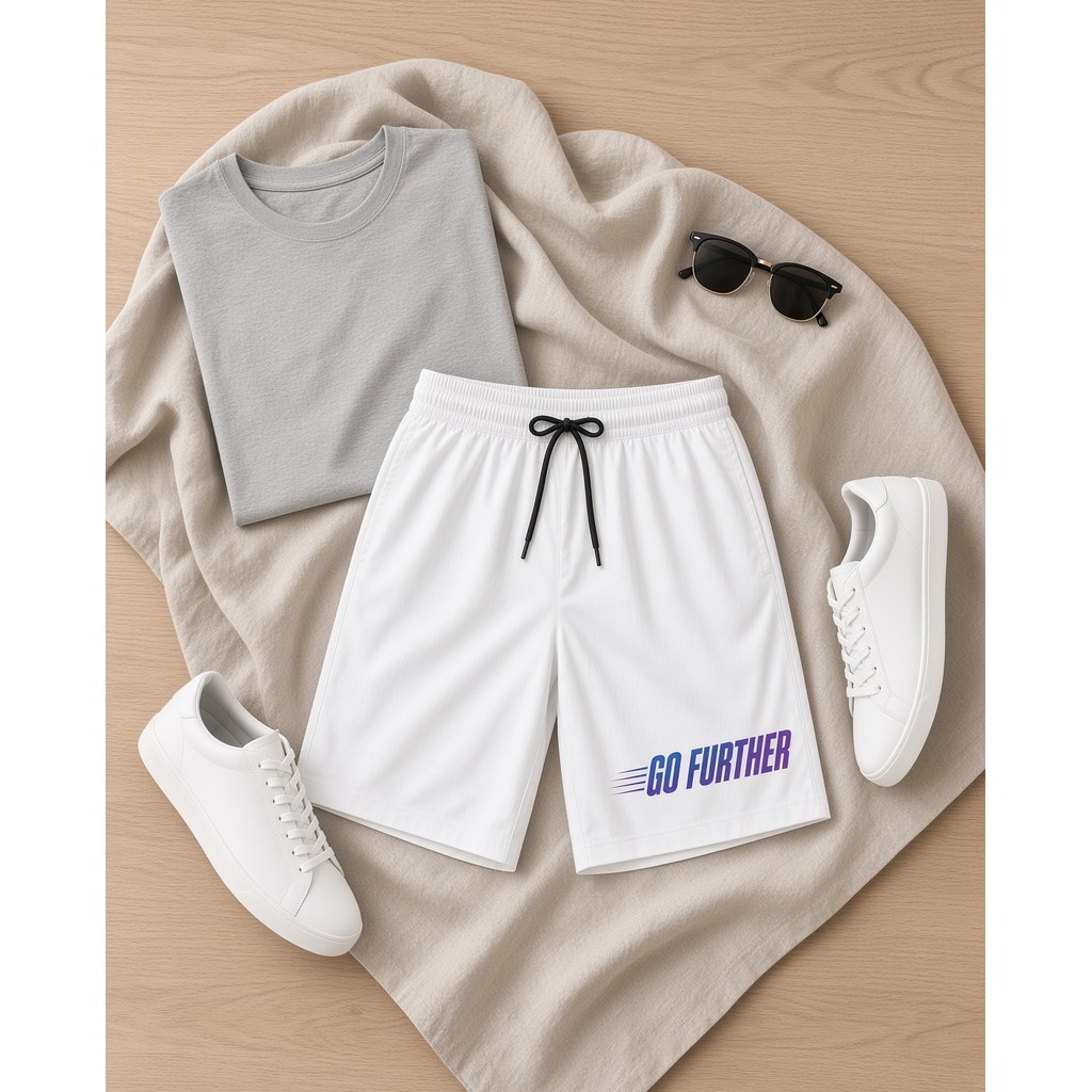 Short Moda Praia Masculino Bermuda Verão Tec Tell Go Further Academia Treino Corrida Musculacao Fit