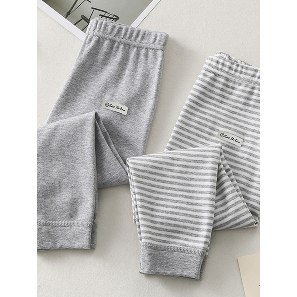 Crianças puro algodão roupa interior calças compridas primavera outono novo estilo meninos meninas Leggings crianças des