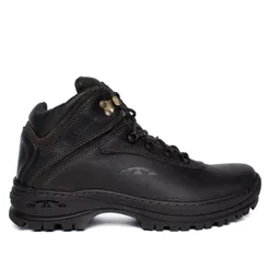Bota Masculina Bull Terrier Atlas Couro Robusto Marrom