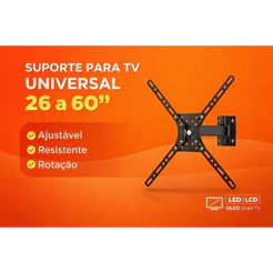 Suporte para Tv Articulado Tv Monitor Led Lcd Plasma 26 a 55 Polegadas