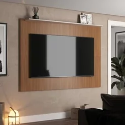 Painel para TV até 65 Polegadas 150CMX108CM Nevada Marrom