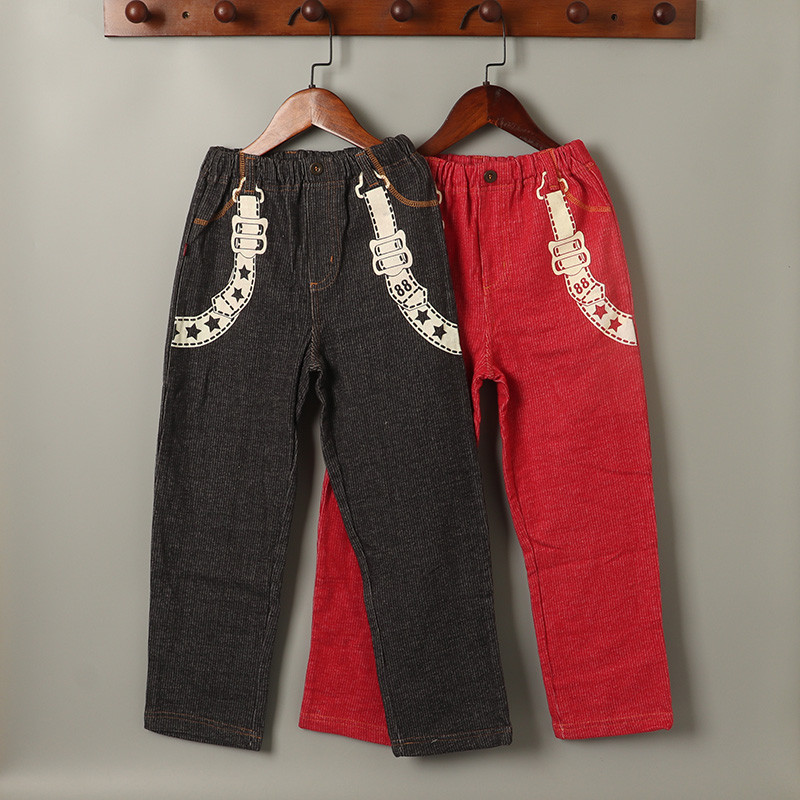 Comércio exterior menino bebê crianças roupas versão coreana na moda primavera verão estilo fino calças exterior Wear 80