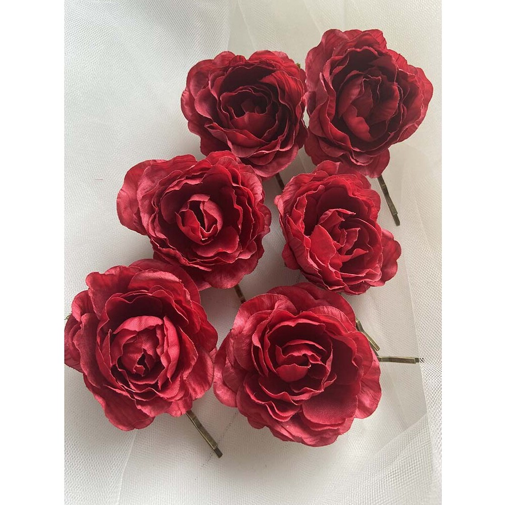 O mesmo grampo de cabelo de Guan Xiaotong é uma flor de noiva retrô de estilo de Hong Kong