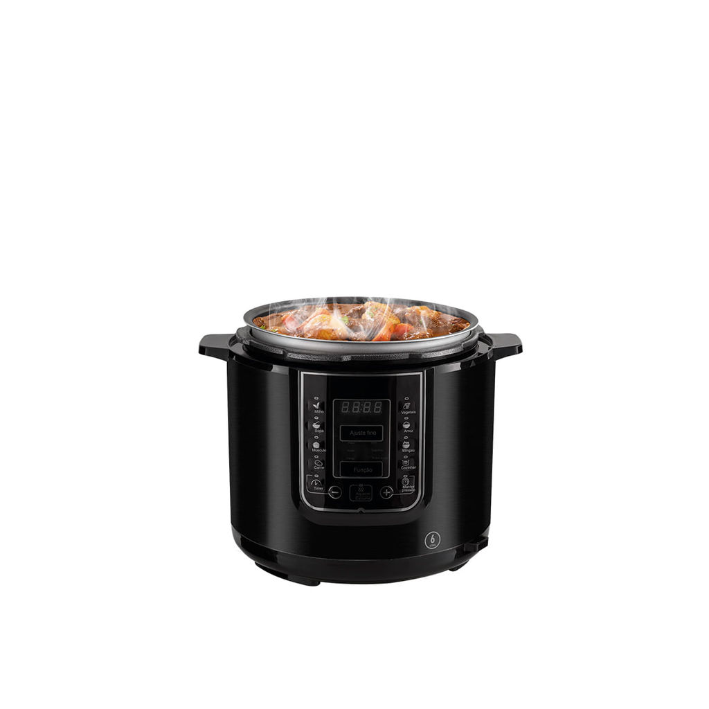 Panela de Pressão Digital Philco PPP01P Inox 13 programas 6L — imagem 2 de 2