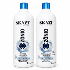Kit Skazi Vegano Ozônio Com Jojoba Shampoo E Condicionador 1 Litro