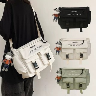 Bolsa Tiracolo Grande De Ombro Transversal De Tecido Para Viagem