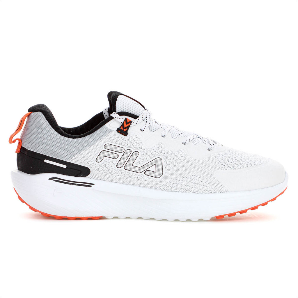 Tênis Fila Duality 2 Branco Preto e Laranja - Masculino em Oferta na Shopee