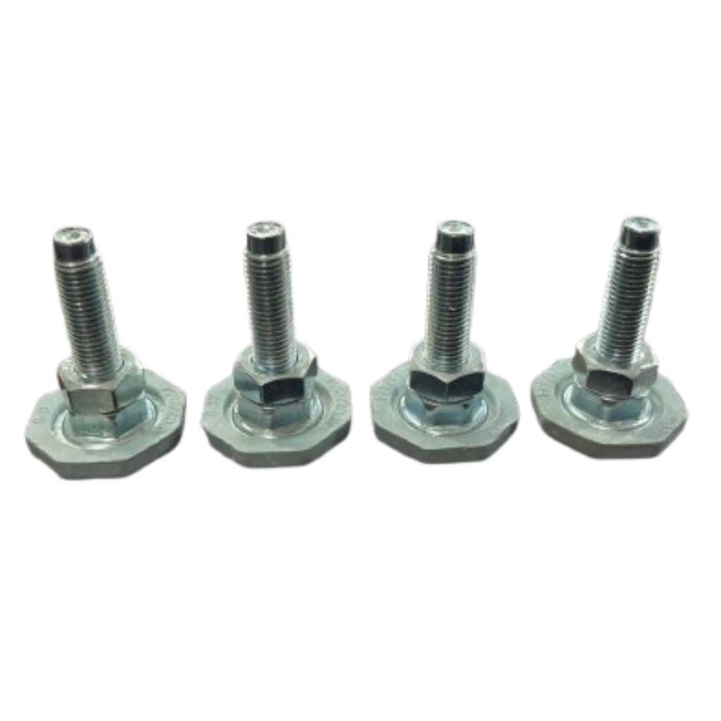 Kit 4 Pés Lava e Seca LG Universal Cv50 Cv30 Fv50 Wd1412 Wd1403 Wd1409 Cv70