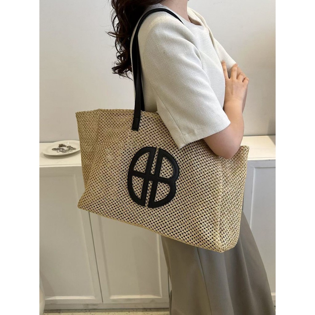 Bolsa Feminina Praia Palha Com Alça Lateral Transversal De Ombro 5761 JZ em Oferta na Shopee