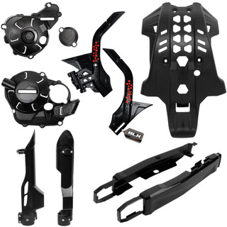 Kit Proteção Completo Honda Crf 300f Motor - Quadro - Tampa - Bengala - Balança Amx