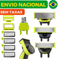 Lâmina Refil, Pentes, Carregadores e Acessorios Para Barbeador Philips OneBlade e OneBlade Pro