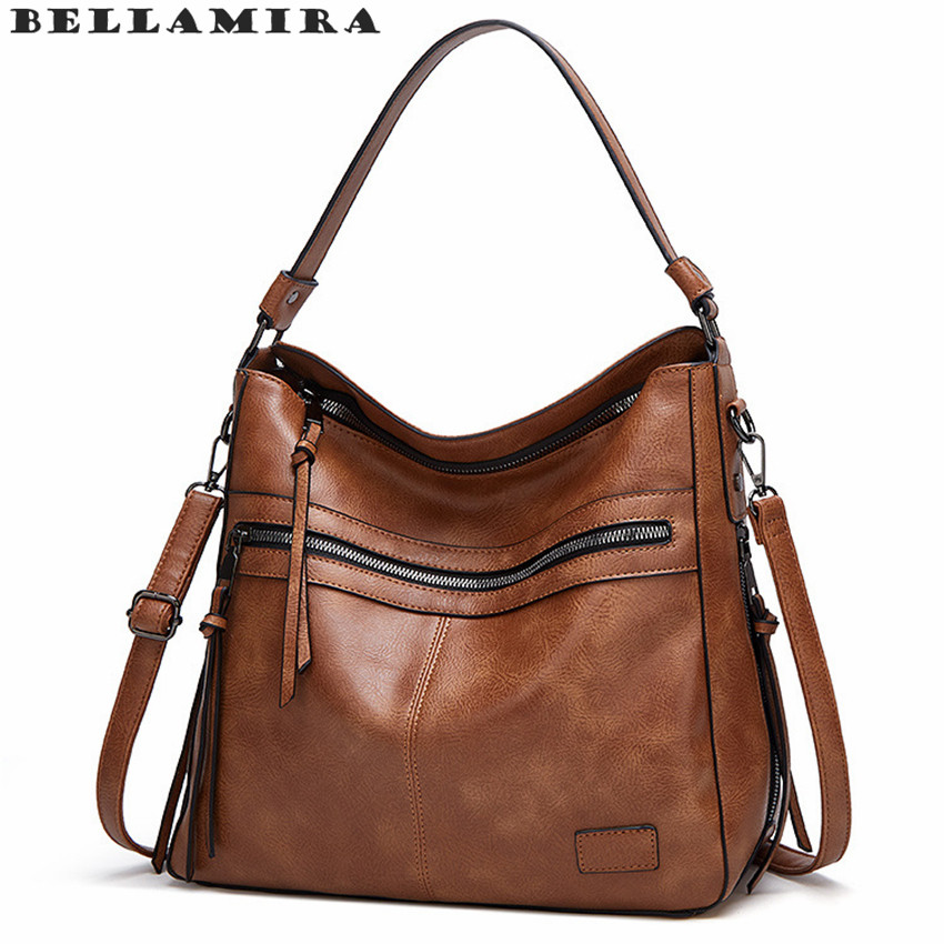 Textura Elegante, Estilo Preguiçoso Couro Macio, Extra Grande Capacidade Casual De Um Ombro Cross-body Bolsa Feminina