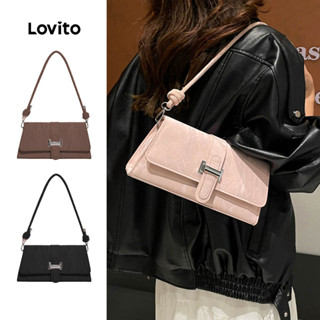 Lovito Bolsa de Ombro Pequena e Elegante para Mulheres LFA98215 em Oferta na Shopee