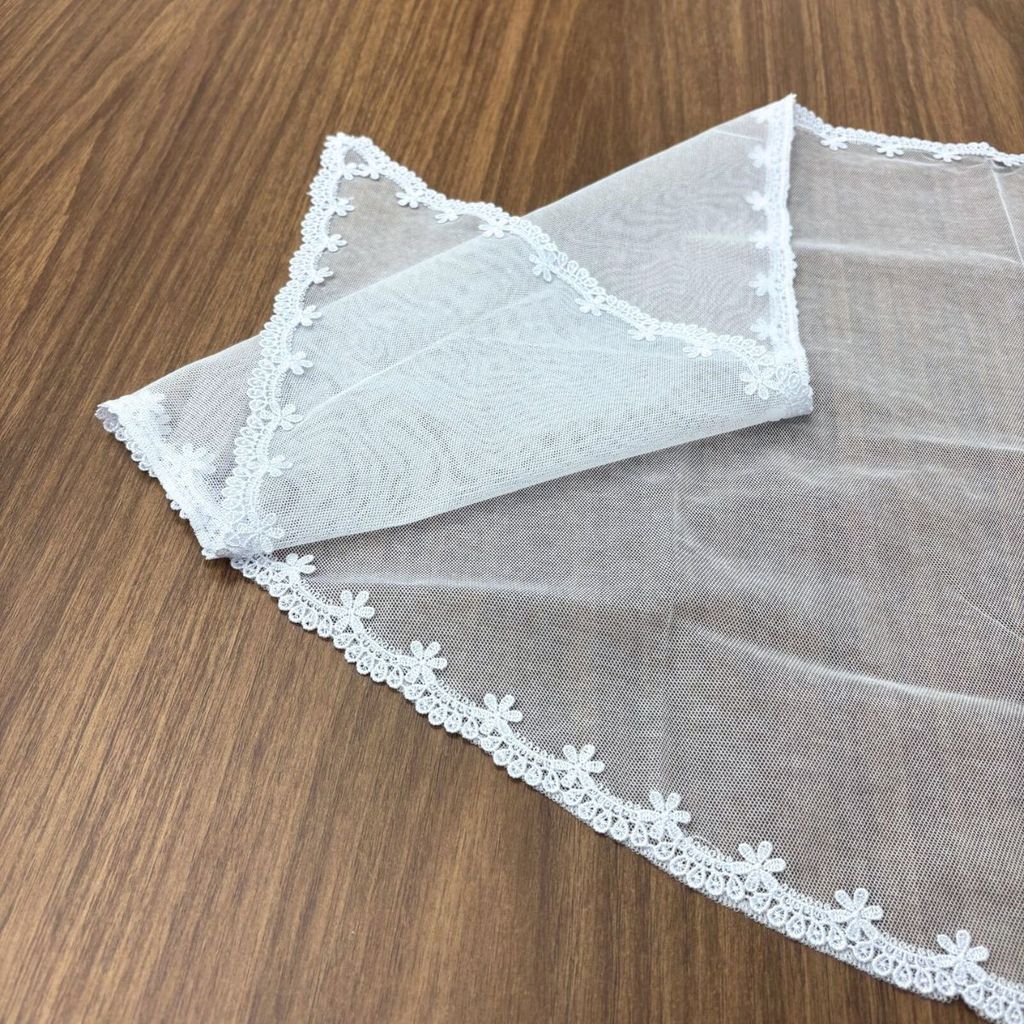 Véu Ccb Infantil Congregação Cristã Redondo de Bico (mod. Josi) em Oferta na Shopee