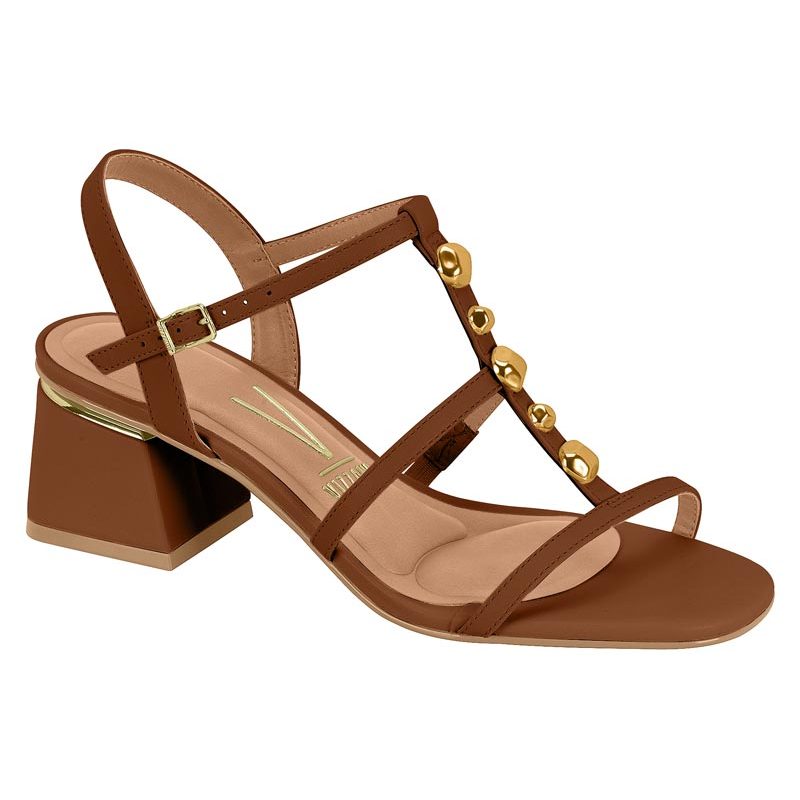 Sandália Feminina Salto Bloco Vizzano - 6428153