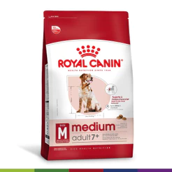 Ração Seca Medium Adultos 7+ para Cães Adultos de Porte Médio com 7 Anos ou mais - 12 KG Royal Canin