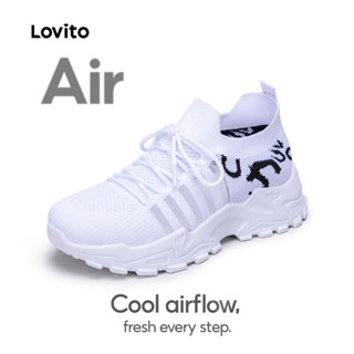 Lovito Tênis Femininos com Malha Casual Na Parte superior LFAS2051 em Oferta na Shopee