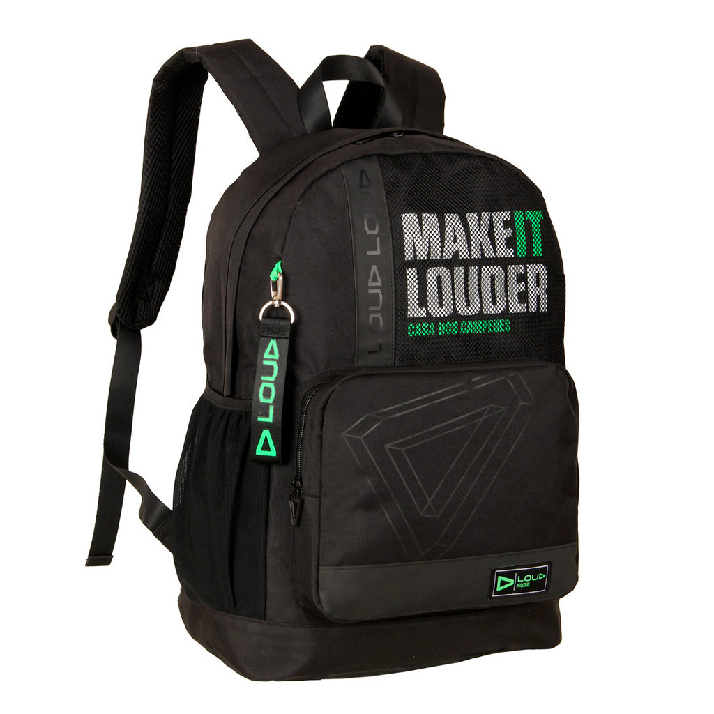 Mochila de Costas Loud – Grande, Estilosa e Resistente Clio
