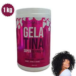 Kit com 2 Gelatinas Hidralize Veganas – Definição Intensa, Antifrizz e Cachos de Salão! em Oferta na Shopee