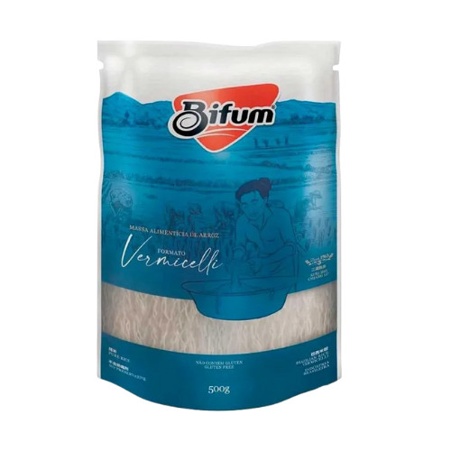 MACARRÃO DE ARROZ BIFUM CHIANG 500G | MACARRÃO ORIENTAL PARA YAKISOBA, SUSHI E RECEITAS ASIÁTICAS