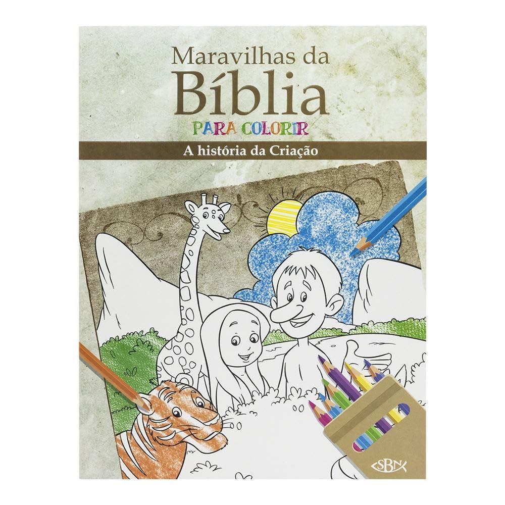 Livro de Colorir | Maravilhas da BÍBLIA para Colorir | A História da Criação