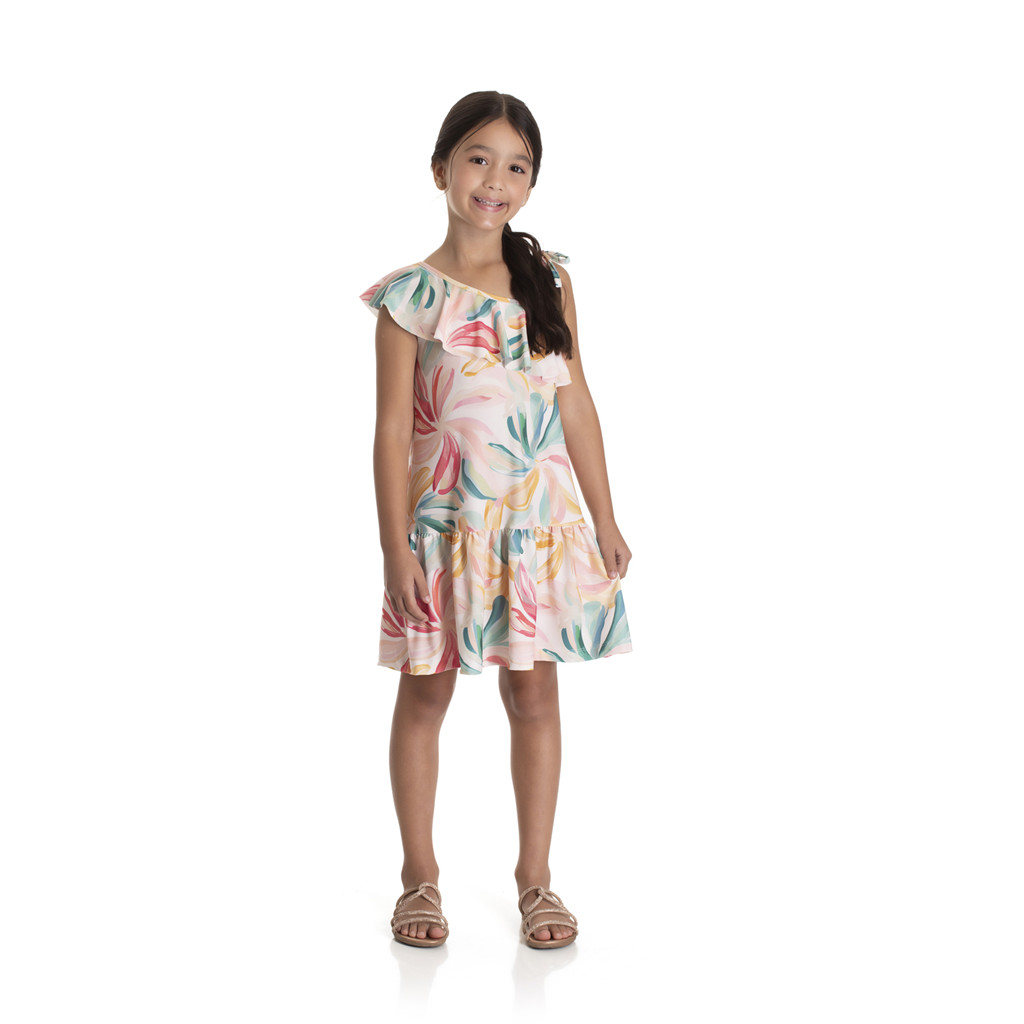 Vestido Infantil Crepe Super Light Tmx