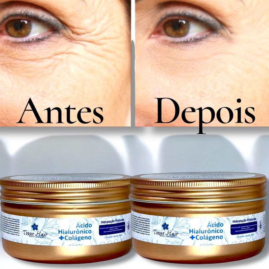 Creme de Ácido Hialurônico Th Colágeno Antirugas Antiflacidez  Hidratação Intensa Pele Firme e Jovem em Oferta na Shopee