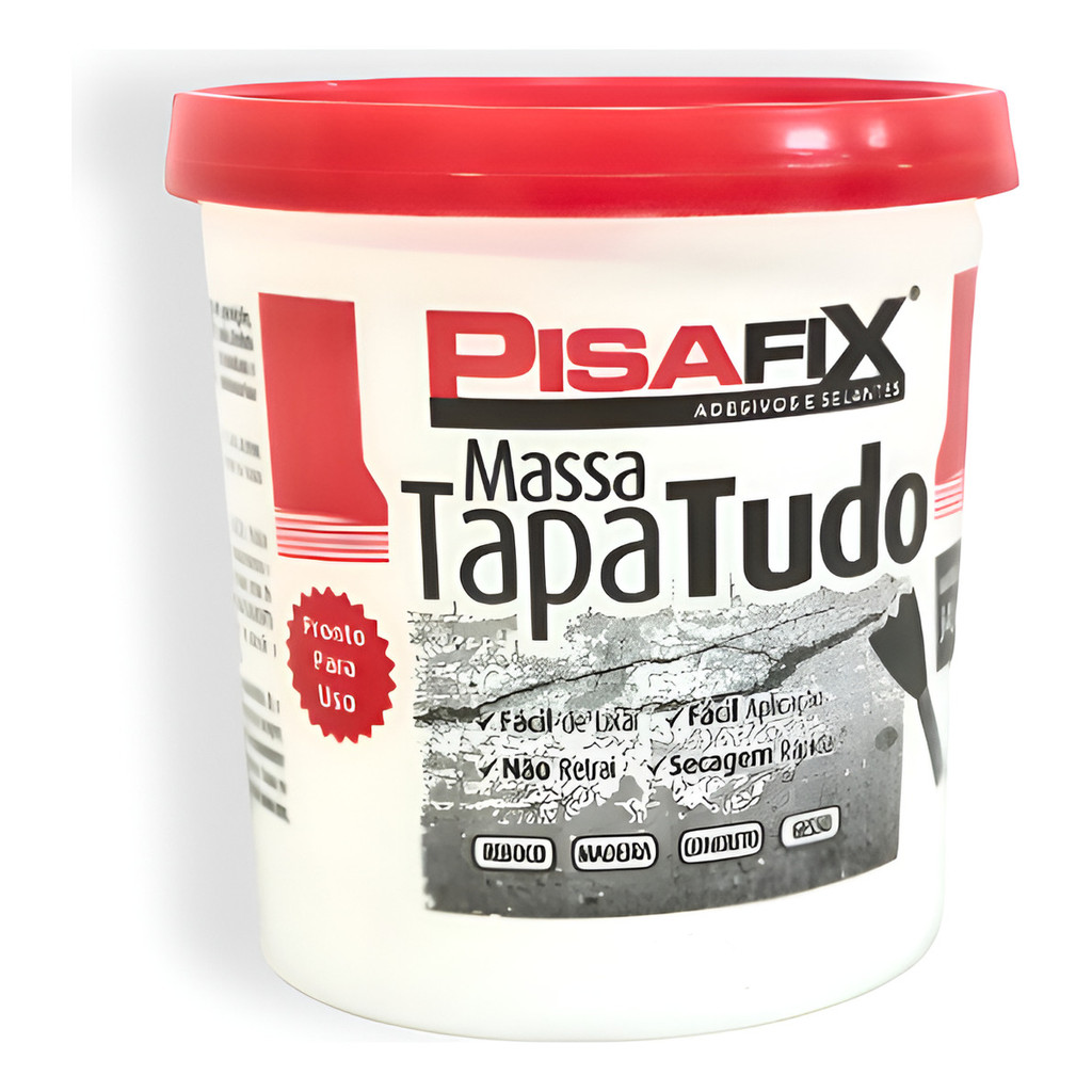 Massa Flex Tapa Tudo Branca 340 Gr  Branco