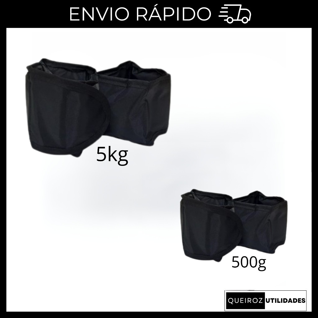 Kit de caneleira par 500g + 5kg - Academia - Pilates - Exercicios - Crossfit oferta